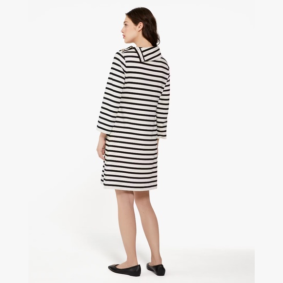 Kate Spade Turtleneck Ponte Striped Dress NWT - Picture 7 of 10